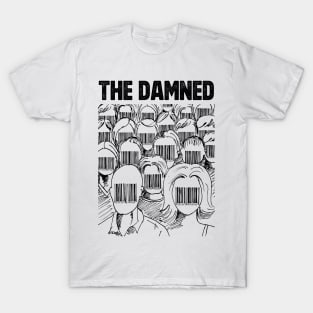 Barcode face The Damned T-Shirt